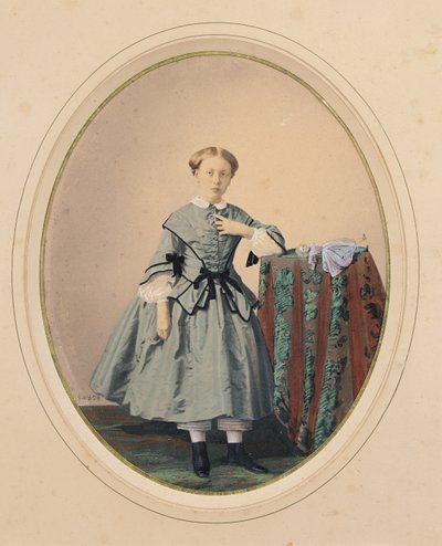 Portrait of Madeleine de Malaret, one of the Petites Filles Modeles of the Countess de Segur by Mayer Freres